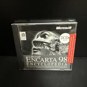 Microsoft Encarta 98 Encyclopedia 2 CD 1998 Windows 95/NT Sealed